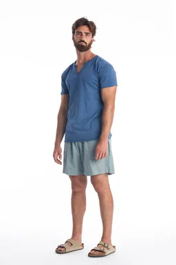 RAVENS VIEW IBIZA RAVENS VIEW IBIZA Herren vegan T-Shirt Eros Indigo Blau – Produktbild 1 von 1