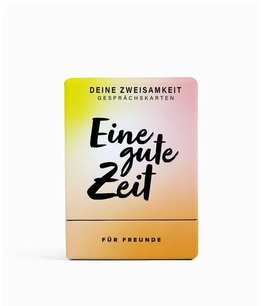 DEINE ZWEISAMKEIT DEINE ZWEISAMKEIT KARTENSPIEL "EINE GUTE ZEIT" | FÜR FREUNDE – Produktbild 2 von 2