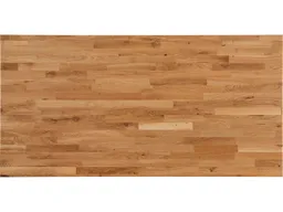 Tischplatte Eiche massiv, 110x60 cm, Stärke 20 mm, geölt – Produktbild 1 von 1