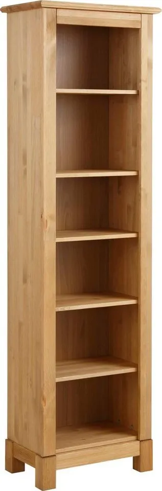 OTTO home Standregal Rauna, Regal, Massivholzregal, Bücherregal, Höhe 180 cm, aus massiver Kiefer, FSC®-zertifiziert, Beige, – Produktbild 3 von 5
