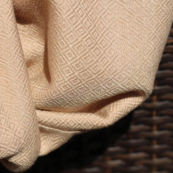 Schönes aus Indochina Schönes aus Indochina DIAMANT Edler Baumwollschal, Beige, – Produktbild 1 von 6