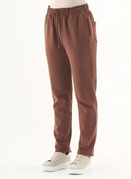 ORGANICATION ORGANICATION ESSENTIALS-PUREEN- Soft Touch Sweathose aus Bio-Baumwolle, Braun(coffee brown), – Produktbild 3 von 4