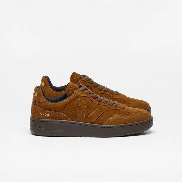 Veja Veja Sneaker V-90 SUEDE, Full cognac eagle / braun, – Produktbild 3 von 4