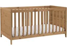 Babybett "Solvita" 140x70 cm, Kiefer geb./geölt – Produktbild 1 von 1