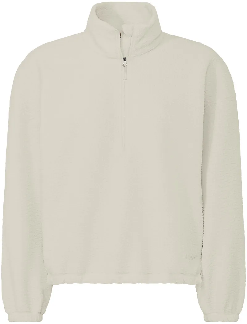 Vaude Vaude Najun HZ Damen Half-Zip Fleecepullover beige 46 - Damenshirts, -blusen & -pullover, Beige, – Produktbild 2 von 2