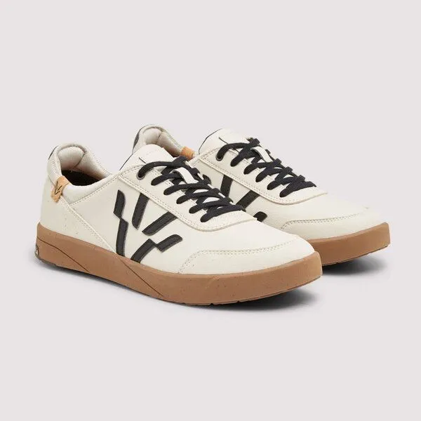 SAOLA SAOLA Cali M - leicht vegan sneaker mit elastischen Schnürsenkeln, Sand black, – Produktbild 3 von 3