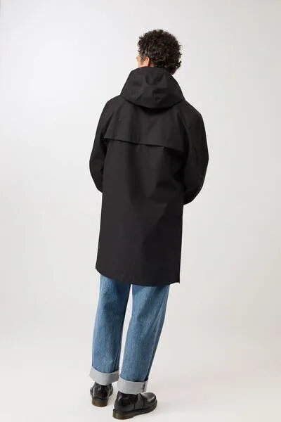 LangerChen LangerChen Regenparka mit seitlichen Reißverschlüssen am Saum, Black (schwarz), – Produktbild 3 von 4