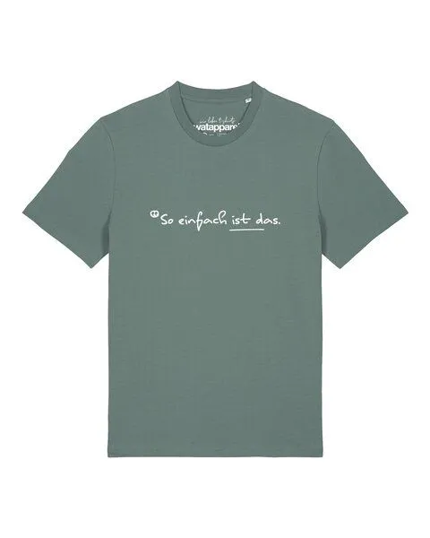 watapparel watapparel T-Shirt Unisex So einfach ist das, Green bay, – Produktbild 1 von 2