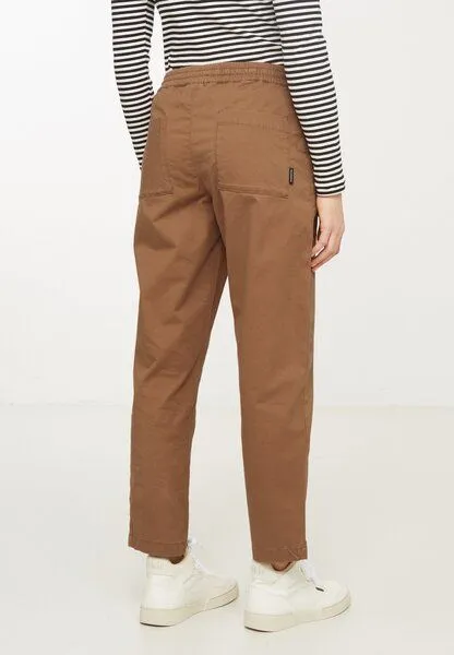 recolution Damen Jogg Chino aus Bio-Baumwoll Mix - KALE - recolution, Larch brown (braun), – Produktbild 3 von 4
