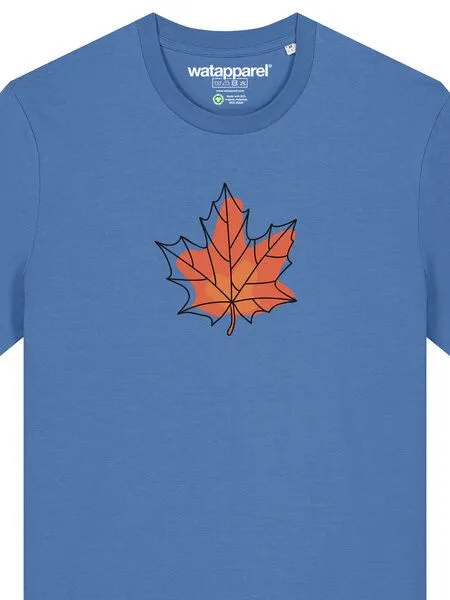 watapparel watapparel T-Shirt Unisex Herbst, Bright blue, – Produktbild 3 von 3