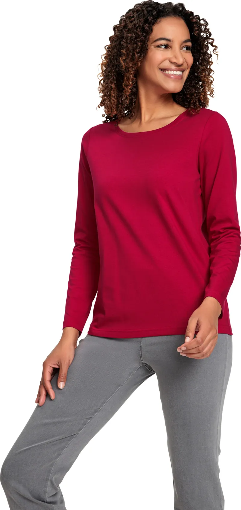 Witt Rundhalsshirt rot, Rot, – Produktbild 2 von 2