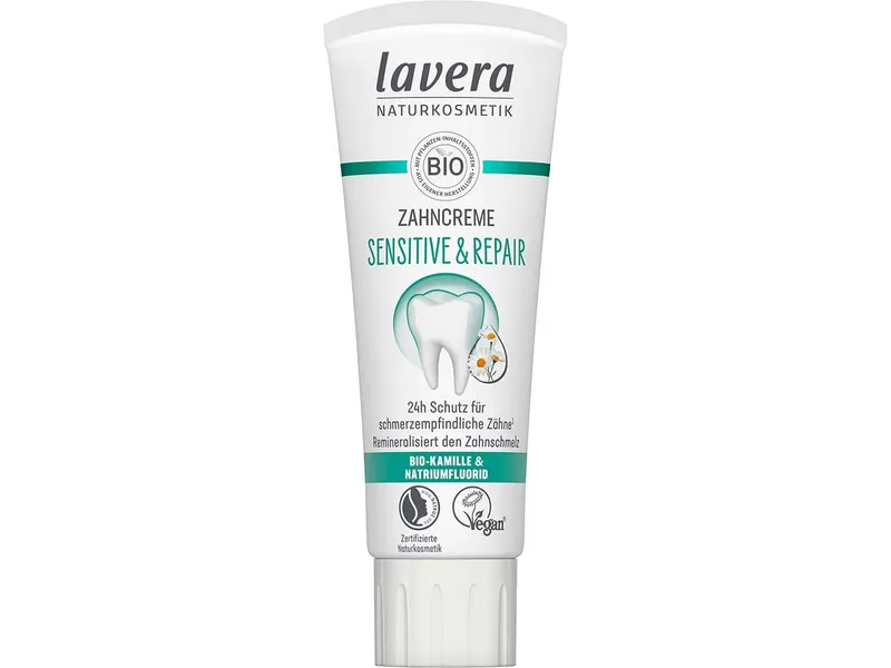 lavera lavera Basis Sensitive & Repair Zahncreme – Produktbild 1 von 5