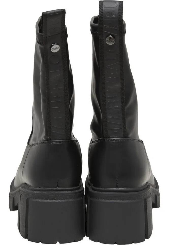 Buffalo Buffalo ZORA SOCK BOOTIE - VEGAN NAPPA Stiefel, Schwarz, – Produktbild 2 von 5
