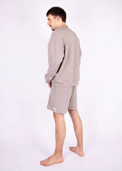 ÆVRIL ÆVRIL Unisex Sweatshirt // Dolphin Grey // Bio-Baumwolle – Produktbild 4 von 4