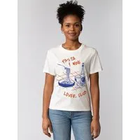 watapparel watapparel T-Shirt Frauen Pasta lover club, Off white, – Produktbild 1 von 1