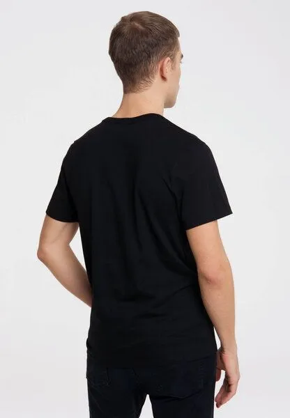 LOGOSH!RT LOGOSH!RT - Marvel - The Incredible Hulk - Bio - T-Shirt, Schwarz, – Produktbild 4 von 4