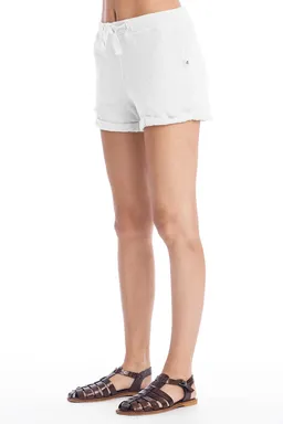 RAVENS VIEW IBIZA RAVENS VIEW IBIZA Damen vegan Shorts Mini Sunset Weiß – Produktbild 1 von 1