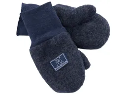 Pickapooh Pickapooh Kinder Fäustlinge Bio-Schurwolle Fleece marine Gr.3 (2 bis 4 Jahre) – Produktbild 1 von 1