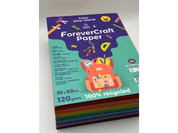 Clairefontaine 500 Blatt Tonpapier DIN A4 "forever craft paper" 120g/m² farbig sortiert – Produktbild 1 von 1