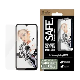 PanzerGlass Schutzfolie PanzerGlass Safe Bildschirm. Ultra-Wide Fit EasyAligner für Samsung Galaxy A26 A266, gehärtetes Glas, Full Glue. – Produktbild 1 von 1