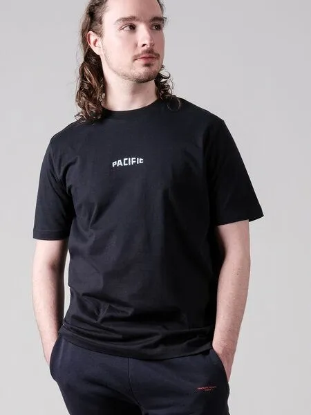 FANTASTIC REALITY STUDIOS Fantastic Reality Studios Pacific Boxy Fit T-shirt – Bio-Baumwolle, Unisex, Blau, – Produktbild 2 von 4