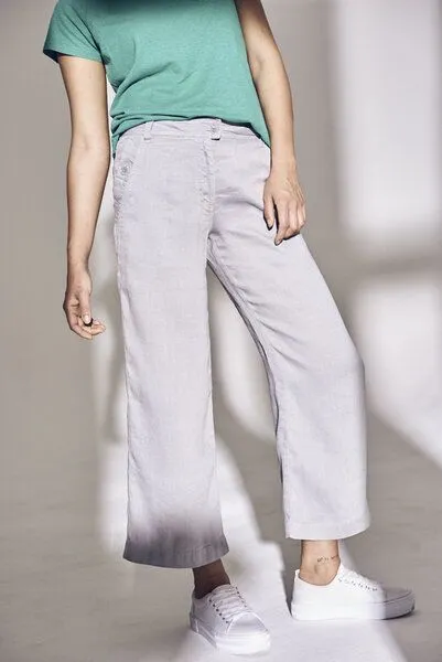 HempAge Hempage Damen Highrise 7/8-Culotte Hanf/Biobaumwolle, Quartz(grau), – Produktbild 4 von 4
