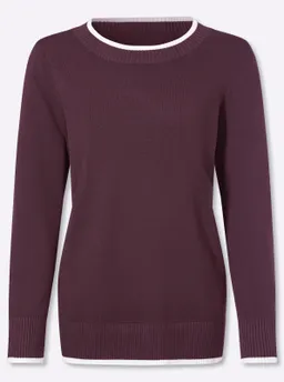 heine Feinstrickpullover burgund – Produktbild 1 von 1