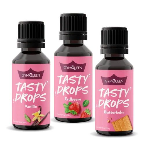 GYMQUEEN Tasty Drops 3er Pack (3x30ml) – Produktbild 1 von 3