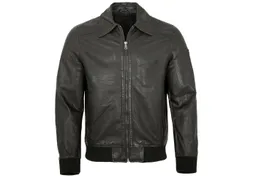 Mauritius Lederjacke MMCrovig Mauritius - Herren Lederjacke Lammnappa schwarz – Produktbild 1 von 1