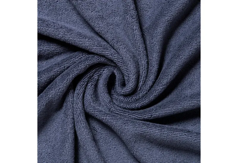 People Wear Organic People Wear Organic Kapuzenhandtuch, Biobaby Kapuzenhandtuch, Frottee, 100% Baumwolle (kbA), 80x80cm, Blau, – Produktbild 3 von 3