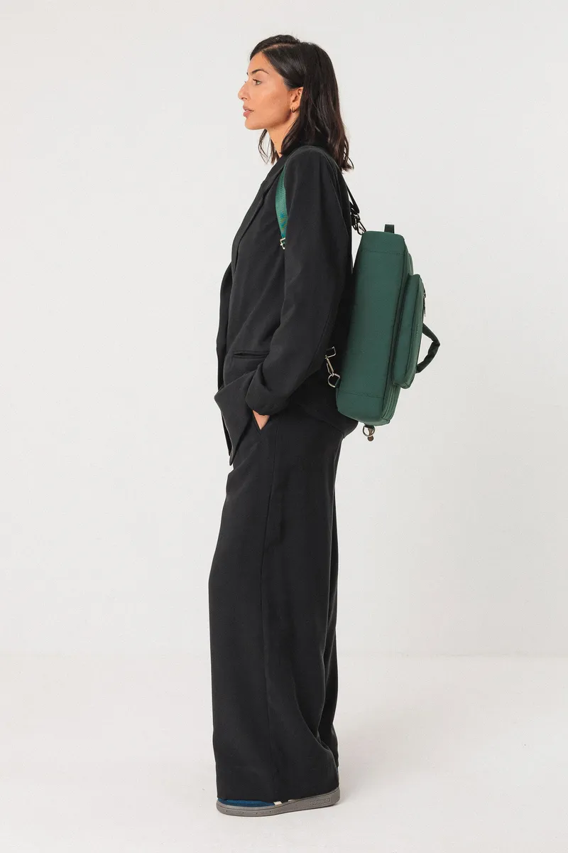SKFK SKFK Damen vegan Tasche Cistella Multifunktion, Dunkelgrün, – Produktbild 2 von 2