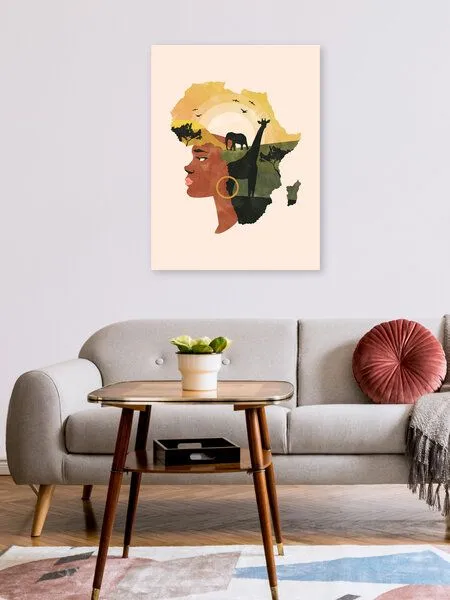 Photocircle Photocircle Poster / Leinwandbild - Africa Love – Produktbild 2 von 4