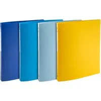 Exacompta 20 Exacompta Ringbücher "BeeBlue", DIN A4, sortiert, 4 Ringen – Produktbild 1 von 1