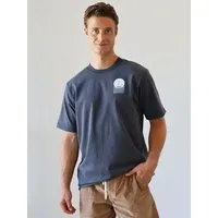 Kultgut Kultgut Artdesign - Vintage Oversize Shirt 100% Biobaumwolle / Kleines Segelboot – Produktbild 1 von 1