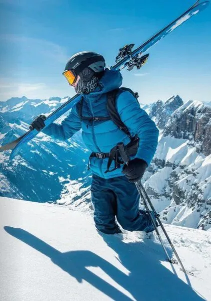Dare 2b Dare 2b Skijacke Hot Shot Hooded Winterjacke Steppjacke Recycelt mit Kapuze, Dark methyl/nightfall navy, – Produktbild 1 von 3