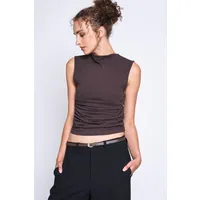 JAN N JUNE JAN 'N JUNE Damen vegan Top Mit Rüschen Von Rafo Mud – Produktbild 1 von 1