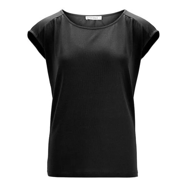 NATIVE SOULS NATIVE SOULS Lyocell Sleeveless Shirt Damen, Black, – Produktbild 2 von 2