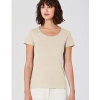 HempAge HempAge Damen T-Shirt mit Rollsaum Hanf/Bio-Baumwolle, Gobi, – Produktbild 1 von 1