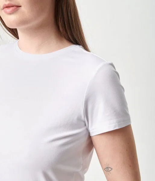 Copenhagen Bamboo 3er-Pack weißes Bambus-T-Shirt – Produktbild 4 von 4