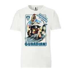 LOGOSH!RT LOGOSH!RT - Marvel Guardians of the Galaxy - Rocket Raccoon - T-Shirt – Produktbild 1 von 1