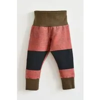 Babbily Babbily Robuste Kinderleggings mit verstärkten Knien - mitwachsend. Jeans Optik, Rot, – Produktbild 1 von 1