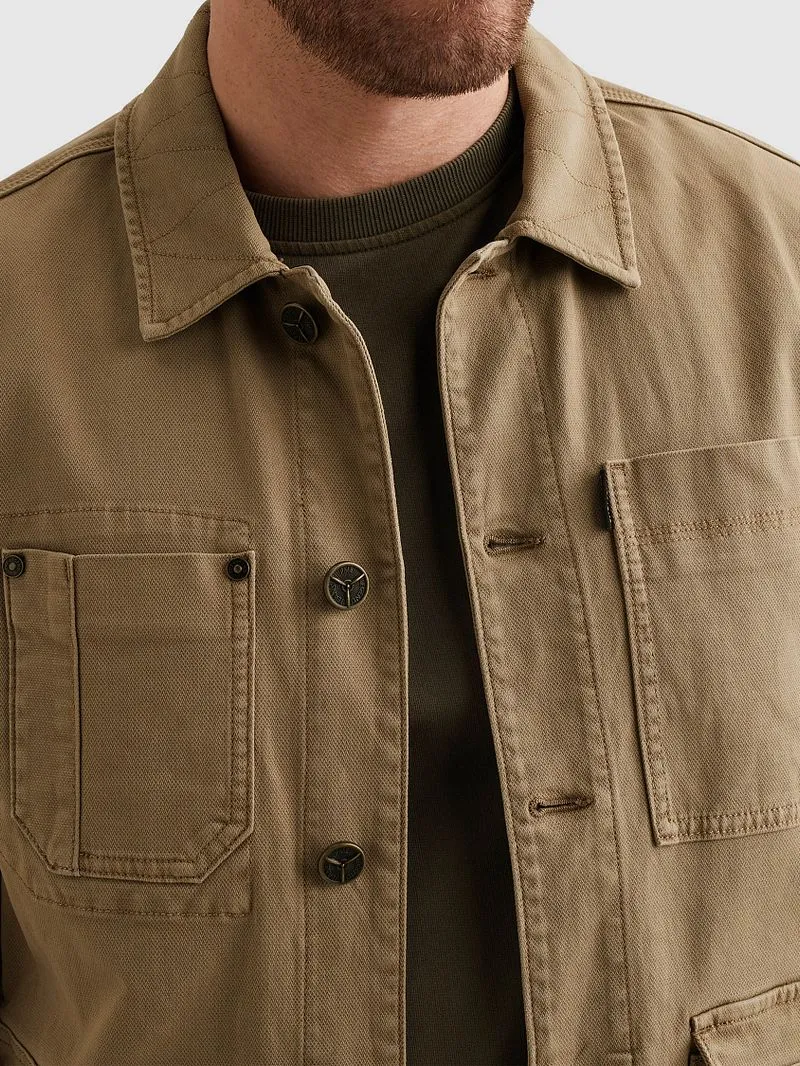 PME Legend PME Legend Denim Worker Jacket Kaki - Größe XXL, Grün, – Produktbild 3 von 5