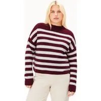 ARMEDANGELS ARMEDANGELS Damen vegan Pullover Merinaa Links Rot – Produktbild 1 von 1