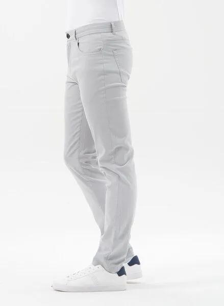 ORGANICATION ORGANICATION Chino-Hose aus Bio-Baumwolle, Grey, – Produktbild 3 von 4