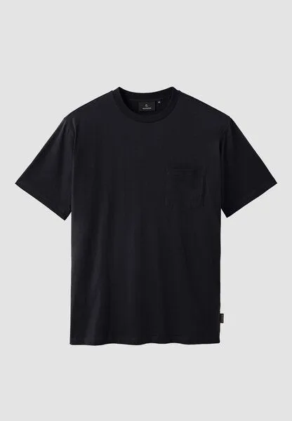 recolution Herren T-Shirt aus Bio-Baumwolle - APOSERIS POCKET - recolution, Black (schwarz), – Produktbild 2 von 4