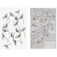 El Puente El Puente Postkarten aus Papier mit Pusteblumen (2er-Set) | Fair Trade & Handmade aus Indien – Produktbild 1 von 1