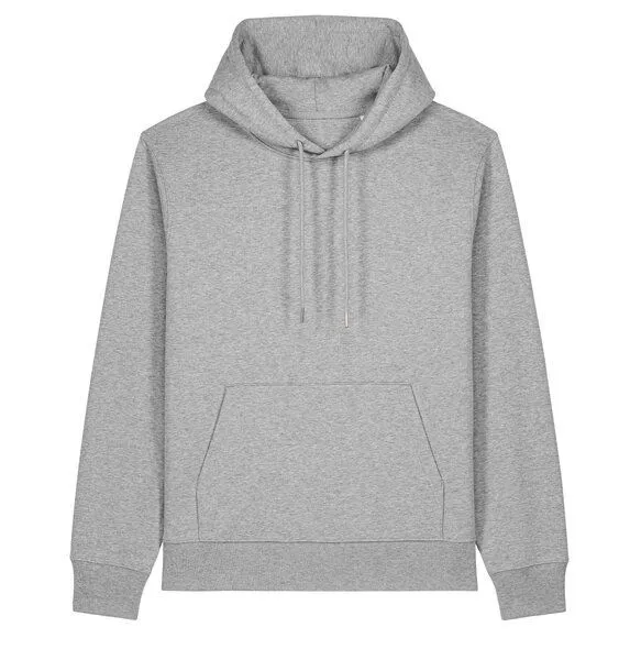 Greenspired Greenspired Unisex Hoody aus recycelter Baumwolle & Biobaumwolle 350 g/m² XXS - 5 XL, Meliertes grau, – Produktbild 1 von 1