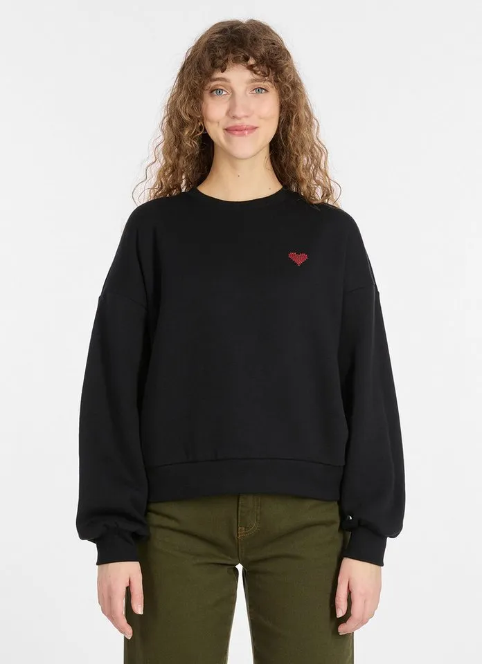 ragwear ragwear Sweatshirt WUSS PP mit Rundhalsausschnitt, im lässigen Casual-Stil, normale Passform, Schwarz, – Produktbild 1 von 1