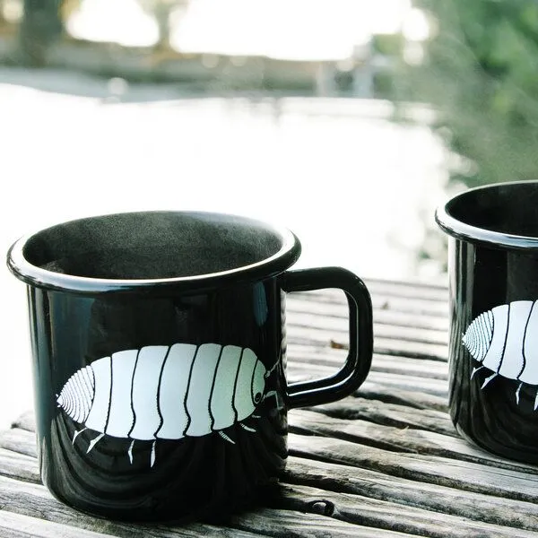 Cmig Cmig Emaille Tasse Assel, Schwarz, – Produktbild 3 von 4