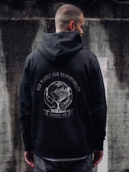 Zeachild Zeachild Our Planet Zip Hoodie Unisex – Produktbild 5 von 8